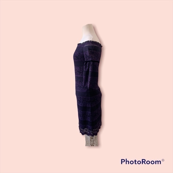 White House Black Market Lace Overlay Dress XS - Picture 3 of 5